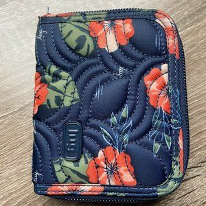 Lug Splits Wallet - Aloha Navy - EUC